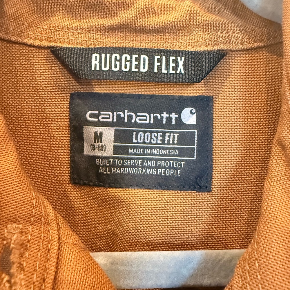 Carhartt Rugged Flex Tan Shirt - Picture 2 of 3